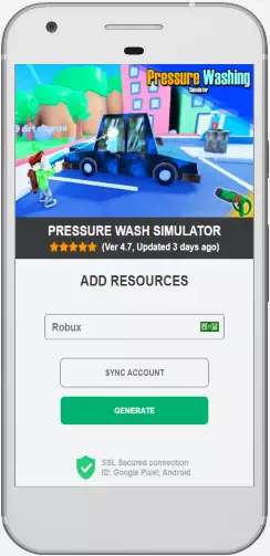 Pressure Wash Simulator Robux MOD
