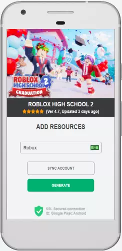 Roblox High School 2 Robux MOD