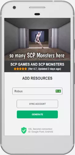 SCP Games and SCP Monsters Robux MOD